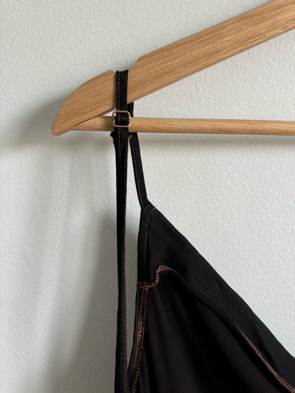 Meshki Jade Cowl Neck Backless Maxi Dress - Dark Chocolate Brown - Picture 6 of 8